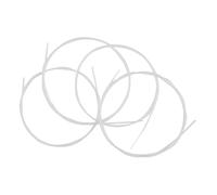 PRETYZOOM Corde Per Ukulele in Nylon Trasparente Set Da 4, Accessori Per Strumenti Musicali Folk, Parti Di Ricambio Per Ukulele Resa Audio Chiara e Durevole, Per Manutenzione e Sostituzione