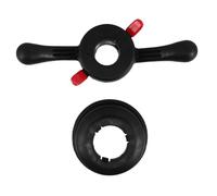 PRETYZOOM dado a tazza di pressione dado di sostituzione dei pneumatici di rilascio rapido del di plastica dadi del di plastica Black