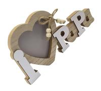 PRETYZOOM Decorazioni Per La Casa In Legno Scultura Cava I Love Dad Festa Del Papà Compleanno Cornice Per Foto Commemorativa Jm01926 Papà Display Primi Padri Cornici Kit Di