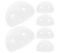 PRETYZOOM Diffusore per Plafoniera LED 6 Pezzi Copertura Semicircolare Antiappannamento in PC Bianco per Illuminazione Commerciale e Domestica