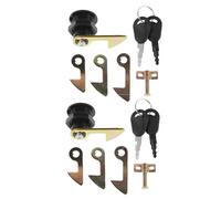 PRETYZOOM e Accesso Fluido Scooter Elettrico Set 2 Serrature per Bagagliaio Posteriore in Lega di Zinco con Chiavi, Funzione Antifurto per Vano Portaoggetti