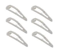 PRETYZOOM Fermagli per Chioma da Sposa in Ferro Argento 6 Accessori Eleganti Chic e Delicato per Decorare Acconciature da Matrimonio