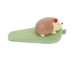 PRETYZOOM Fermaporta di Sicurezza a Forma di Riccio in Vinile Antiscivolo Protettivo per Blocco Porta Flessibile per Casa e Camera da Letto