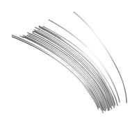 PRETYZOOM Filo per Tasti Chitarra Architettura Curva 25 Pezzi in Metallo Argento 2,4mm Resistente All’usura per Chitarra Acustica Principianti