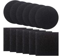 PRETYZOOM Filtro Carbone Attivo per Compost da Cucina 12 Pezzi Deodorante per Bidone Compostabile Accessorio Antiodore per Contenitori Lettiera Adatto a Uso Domestico e Rifiuti Organici