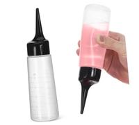 PRETYZOOM Flacone Applicatore 250ml con Beccuccio Inclinato e Scala Bianco