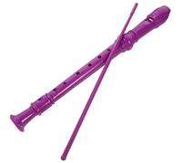 PRETYZOOM Flauto Soprano a 8 Fori Con Asta Di Pulizia, Modello Tedesco in Acciaio, Strumento Musicale Per Principianti e Adulti, Con Custodia e Manuale in Inglese