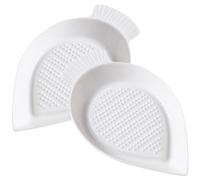 PRETYZOOM Grattugia in Ceramica per Cucina Bianca, Strumento Manuale per Triturare Aglio, Facile da Pulire, per Verdure e Patate in Cucina
