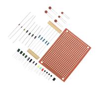 PRETYZOOM Kit Di Formazione Sulla Saldatura Scheda Di Pratica Accessori Per Saldatura Componenti Vari Per Apprendimento Progettato Per Principianti e Studenti Di Elettronica