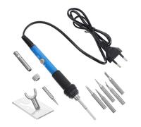PRETYZOOM Kit Saldatore Elettrico Regolabile Con Punte Microelettronica Per Saldatura Precisa e Riscaldamento Rapido Set Multifunzione Con Controllo Temperatura Stabile Adatto Vari Progetti