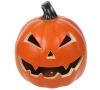 PRETYZOOM Lampada Decorativa di Halloween a Forma di Zucca Arancione in Plastica, Set da 2 Pezzi, per Creare Atmosfera Festiva in Camera da Letto o Stanza Segreta