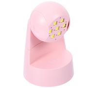 PRETYZOOM Lampada Nail Art Portatile Rosa UV Nail Dryer Professionale per Smalto Design Compatto e Sicuro per Uso Domestico e Saloni Essiccatore Ricaricabile per Unghie