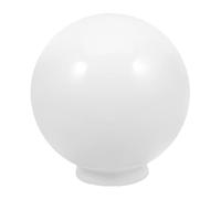 PRETYZOOM Lampione In Acrilico Globo Liscio Strutturato Con Apertura Senza Collo Lampione Di Ricambio Globo Lampada A Sfera Rotonda Coperture Per Giardino Esterno Patio Arredamento 20 Cm