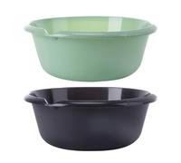 PRETYZOOM Lavabo in Plastica Multifunzione 12.50Cm Profondo 31.70X23.00Cm Bacinella Robusta E Stabile Per Cucina Bagno Lavaggio Vestiti E Piatti Grande Capacità