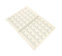 PRETYZOOM Libro di Accordi per Chitarra Portatile Quaderno Linee e Vuote per Spartiti Musicali Design Spirale Facile da Trasportare