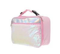 PRETYZOOM Lunch Bag Termico Portatile Rosa per Borsa Pranzo Semplice e Pratica per Scuola Ufficio e Picnic Conserva Freschezza e Calore