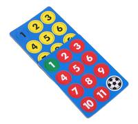 PRETYZOOM Magneti Rotondi per Lavagna Magnetica Calcio, Set 1 Pezzo in PC e Magnete, Posizionamento Preciso per Allenamento e Uso in Squadra