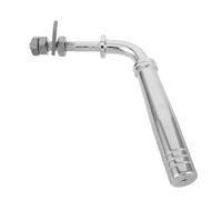 PRETYZOOM Maniglia al Inossidabile del Porta e in per Caminetto Argento, Resistente Calore, Design Vintage, Mobile Fuoco e Inserto Stufa