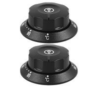 PRETYZOOM Manopole Termostato 2 Pezzi Universali Per Forno Friggitrice E Scaldabagno Regolatore Temperatura Precise Con Coperchi Di Protezione