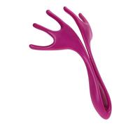 PRETYZOOM Massaggiatore Capelluto Manuale a 6 Artigli, Plastica, Porpora, Portatile e Piccolo e Leggero, per Cuoio Capelluto e Occhi, Regalo per Compleanno, da Mettere in Borsa