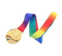 PRETYZOOM Medaglia Confortevole per Zinco di d'oro Incisione Lega e in Taekwondo di Precisione Nastro Premio per Tornei e Competizioni Sportive