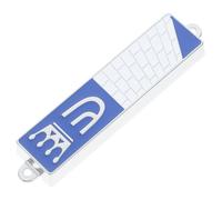 PRETYZOOM Mezuzah Rotolo Sacro e Testo Ebraico, Custodia in Lega di Zinco 94x20 Mm, Ornamento Spirituale per Porta Ebraica, Decorazione per Casa e Ufficio, Elemento di Benedizione e Tradizione