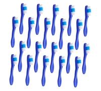 PRETYZOOM Mini Spazzolini da Denti in Plastico 20 per Prigione Pezzi Manico Corto e Setole in Nailon, Facili da Usare per Mantenere la dei Detenuti