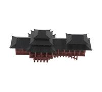 PRETYZOOM Miniature Arched Bridge Ornament per Bonsai e Giardino Decorazione in Plastica Antica con Corridoi Lunghi Scultura per e Paesaggio Micro