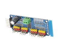 PRETYZOOM Modulo Driver Pwm 16 Vie per Servo Motore Prestazioni Stabili e Materiali Plastico e Metallo per Robotica e Progetti di Ingegneria Fai-da-Te