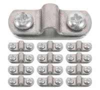 PRETYZOOM Morsetto di Fissaggio Parafango Bicicletta con Viti 20 Pezzi Kit Supporto per Gambe Parafango Bici Stabile per Manutenzione Mountain Bike e Bici da Strada