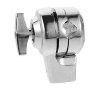 PRETYZOOM Morsetto Supporto Piatti Batteria in Resistente Staffa per Asta Boom Cymbal Fissaggio Stabile per Montaggio su Rack e Supporti Percussioni Facile Installazione e Rapida