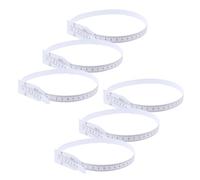 PRETYZOOM Nastro di Misurazione per Ragazzo Ragazza 6 Pezzi Metro a Nastro Bianco 56 CM per Circonferenza Testa Vita e Torace Strumento Preciso e Delicato per la Pelle Sensibile del