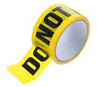 PRETYZOOM Nastro di Sicurezza Giallo Scritta Nera Do Not Enter, Adesivo in Bopp Resistente per Pavimenti e Muri, per Cantieri e Macchinari fuori Uso, 1 Rotolo