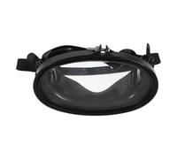 PRETYZOOM Occhiali da Sub Diving Goggles Maschera da Subacquea Lente Singola HD Ovale in Pvc, Pp e Silicone, Antiappannante, Nero, per Snorkeling e Pesca, per Adolescenti e Pescatori