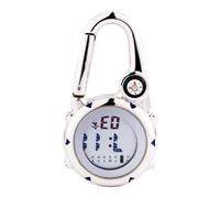 PRETYZOOM Orologio da Arrampicata Display Data Moschettone in Acciaio Inossidabile Multifunzionale e Allarme per Uso Outdoor e Indoor