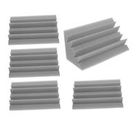 PRETYZOOM Pannelli Acustici a Cuneo in Spugna 12x12x24 Cm, Set 5 Pezzi, Materiale Fonoassorbente Ignifugo Per Isolamento Acustico, Trattamento Acustico Per Studi Musicali, Home Theater e Podcast