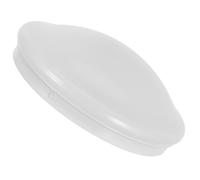 PRETYZOOM Paralume Rotondo a Soffitto in Pvc Bianco Diffusione Uniforme della Luce, Copertura Elegante e Contemporanea per Lampada da Soffitto Adatta a Soggiorni e Bagni