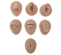 PRETYZOOM Parti del Corpo Realistica in Silicone Morbido Set 7 Pezzi per Pratica Tatuaggi e Piercing per Formazione Professionale e Corsi Avanzati