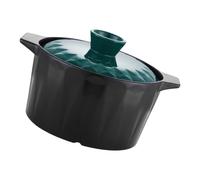 PRETYZOOM Pentola per Stufato in Ceramica da 1,3l con Manico Antiscivolo e Diffusione Uniforme del Calore, per Cucina Casalinga e Zuppe Delicate