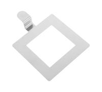 PRETYZOOM Piastra di Campionamento Facile da Pulire in Acciaio Inossidabile 304 Argento, Strumento Sterile e Durevole per Campionamento di Cellule e Superfici per Laboratori e Scuole