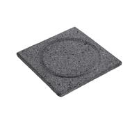 PRETYZOOM Piastra per Cottura Uniforme in Pietra Lavica Naturale, Superficie Piatta per Barbecue Coreano per Grigliate in Famiglia e Picnic All'aperto
