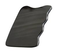 PRETYZOOM Piastra Raschiante Massaggio Naturale in Corno Nero Forma Ondulata Ergonomica Strumento Multiuso per Massaggi al Collo e Schiena per Uso Domestico e Salone Spa