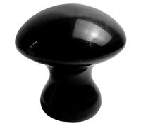 PRETYZOOM Pietra Massaggiante per Viso in Nera a Forma di Fungo Superficie Liscia per Relax e Massaggio