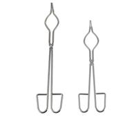 PRETYZOOM Pinze per Crogioli in Acciaio Inossidabile 30Cm+35Cm Morsetti per Becher e Fiasche da Laboratorio Accessori Chimici Leggeri e Resistenti per Esperienze Scientifiche