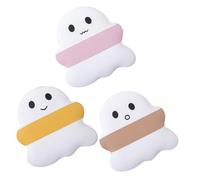 PRETYZOOM Piumino Per Trucco Da Donna 3 Pezzi Set Spugna Per Fondotinta e Cipria Piccolo Uso Asciutto e Bagnato Per Trucco Quotidiano e Professionale Confezione Colorata Rosa Giallo Marrone
