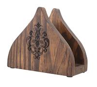PRETYZOOM Porta Tovaglioli in Legno Da Tavolo Distributore Di Tovaglioli Dallo Stile Campagna Per Tavolo Da Pranzo