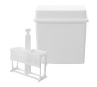 PRETYZOOM Porta Vetrini Facile da Installare in Plastica Bianco Resistente a Prodotti Chimici per Microscopio per Laboratori di Istologia e Ambienti Educativi