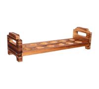 PRETYZOOM Portauova Due Maniglie Impilabile in Legno Rustico 12 Scomparti per Conservazione Uova Fresche Facile da Montare per Cucina e Tavola