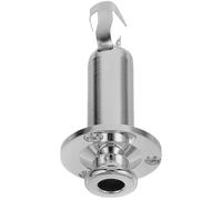 PRETYZOOM Presa Jack di Uscita per Chitarra in Metallo Argento Perno Terminale Solido e Design Elegante, Accessorio Stabile e Non Facile da Cadere per Chitarra Acustica