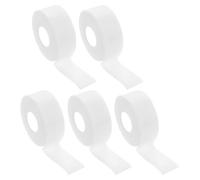 PRETYZOOM Protettore per Colletto Camicia Autoadesivo Invisibile Nastro Monouso Antisudore Regolabile 25Cmx800Cm Fodera Traspirante Antimacchia per Uso Esterno Confezione da 5 Pezzi